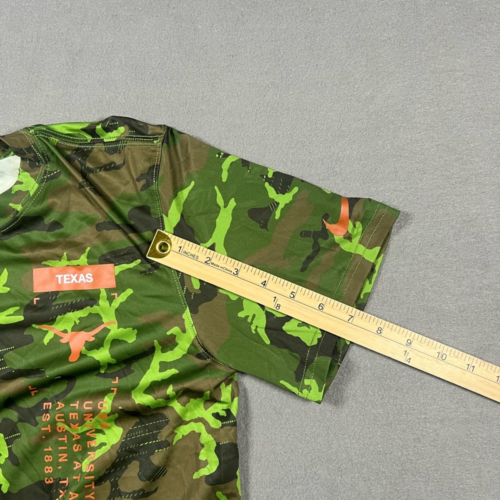 Lot Of 3 Nike & Coliseum Texas Longhorns Green Orange White Camo Shirts Sz S - Picture 6 of 16